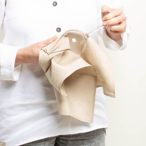 nahtur-design Polier- und Gläsertuch aus Bioleinen | 4 Farbvarianten von nahtur-design