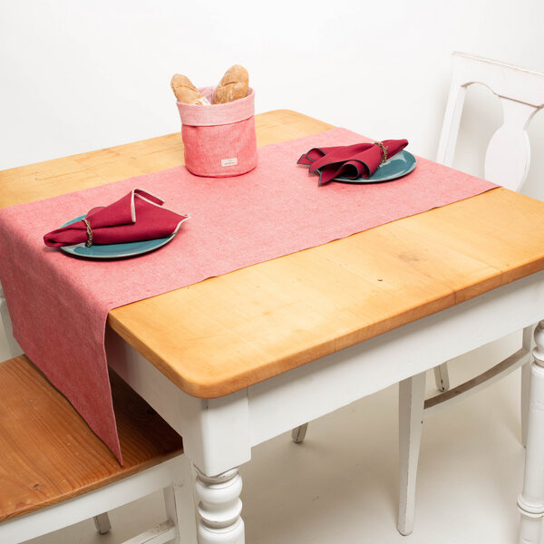 nahtur-design Tischläufer aus 100% Leinen, Leinendenim von nahtur-design