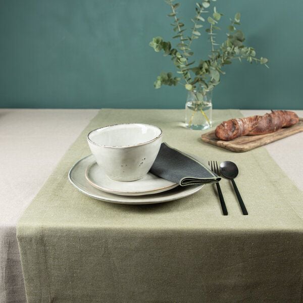 nahtur-design Tischläufer aus 100% BioLeinen | Leinendenim von nahtur-design