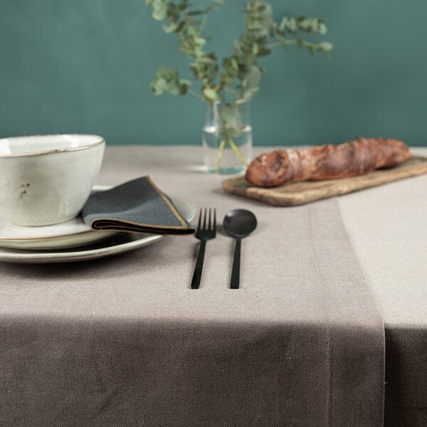 nahtur-design Tischläufer aus 100% BioLeinen | Leinendenim von nahtur-design