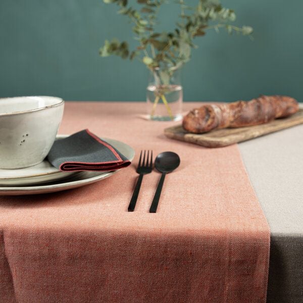 nahtur-design Tischläufer aus 100% BioLeinen | Leinendenim von nahtur-design