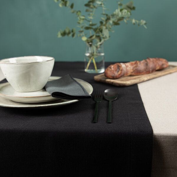 nahtur-design Tischläufer aus 100% BioLeinen | Leinendenim von nahtur-design