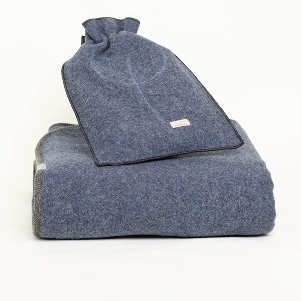 nahtur-design Lodendecke + Ökowärmflasche im Set nahtur-design Lodendecke + Ökowärmflasche im Set von nahtur-design