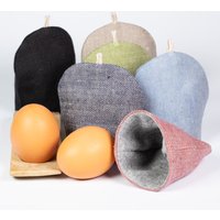 Eierwärmer Aus Bioleinen Mit Lodenfutter Eierwärmer Aus Bioleinen Mit Lodenfutter von nahturdesign