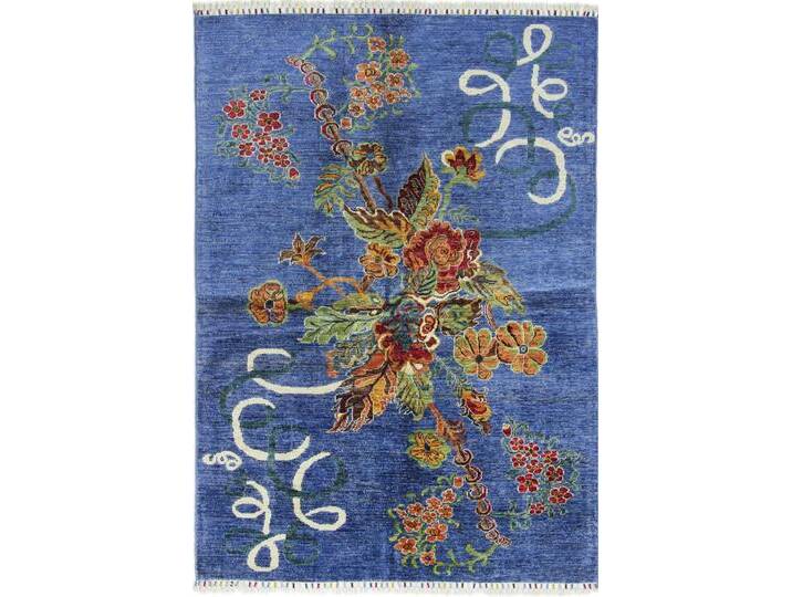 Arijana Design Teppich 129x182 Handgeknüpft Modern Orientteppich Designteppich Wolle von nain TRADING