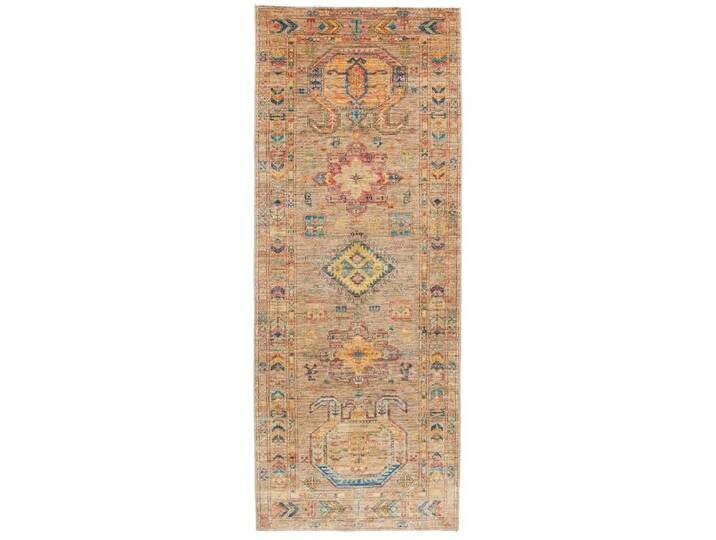 Arijana Design Teppich 79x199 Handgeknüpft Modern Orientteppich Designteppich Läufer Wolle von nain TRADING