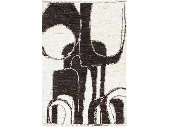 Berber Ela Design Teppich 168x245 Handgeknüpft Modern Orientteppich Designteppich Wolle von nain TRADING