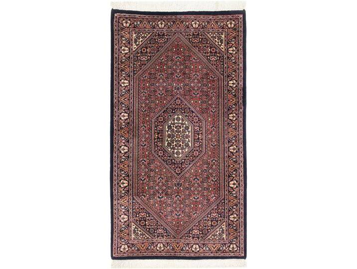 Bidjar Teppich 72x135 Handgeknüpft Orientteppich Perserteppich Läufer Wolle mit Seide von nain TRADING