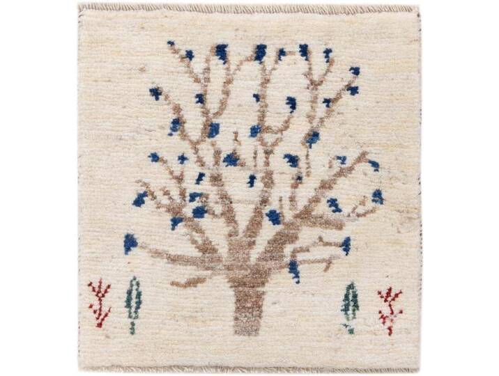 Gabbeh Nomad Teppich 39x39 Handgeknüpft Modern Orientteppich Perserteppich Quadratisch Wolle von nain TRADING