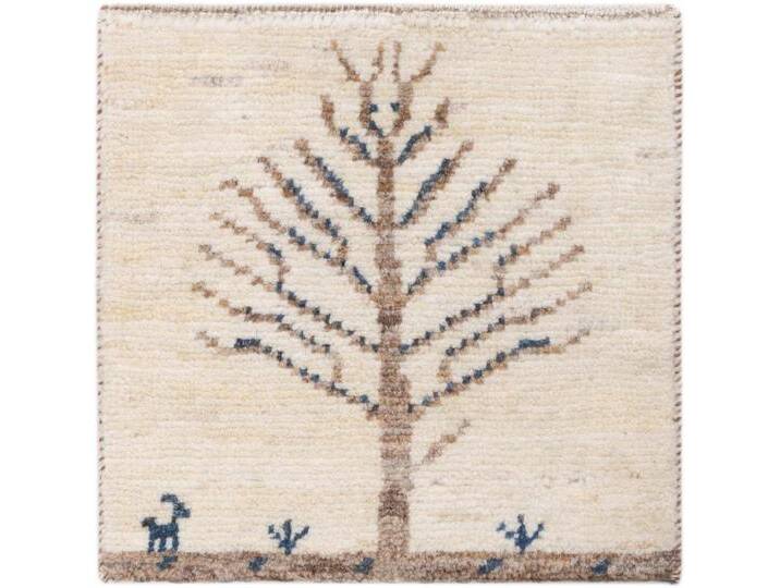 Gabbeh Nomad Teppich 39x39 Handgeknüpft Modern Orientteppich Perserteppich Quadratisch Wolle von nain TRADING