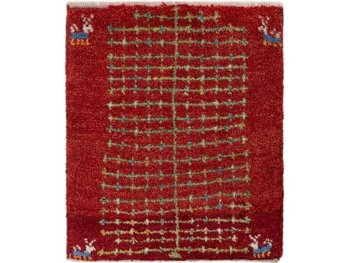 Gabbeh Nomad Teppich 41x41 Handgeknüpft Modern Orientteppich Perserteppich Quadratisch Wolle von nain TRADING