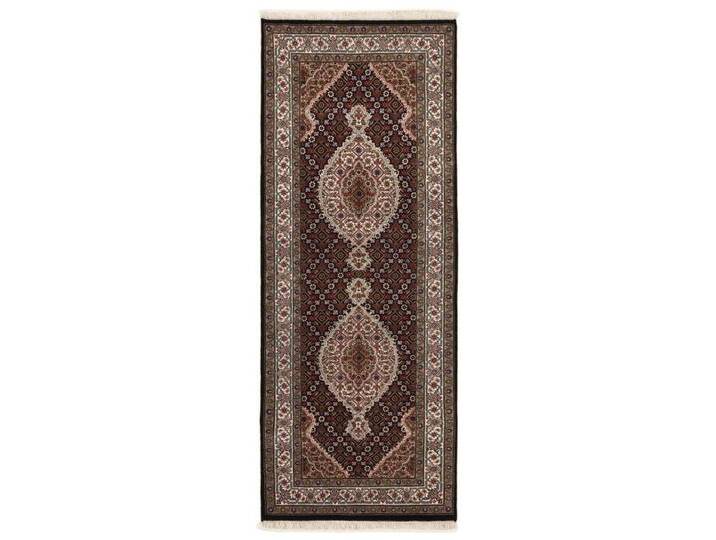 Indo Täbriz Teppich 80x199 Handgeknüpft Orientteppich Läufer Wolle von nain TRADING