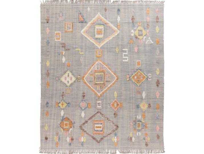 Kelim Afghan Berber Design Teppich 246x298 Handgewebt Modern Orientteppich Designteppich Wolle von nain TRADING