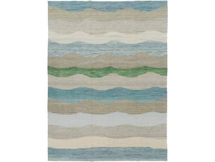 Kelim Afghan Design Teppich 250x339 Handgewebt Orientteppich Wolle von nain TRADING