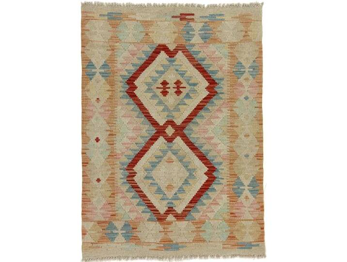 Kelim Afghan Heritage Teppich 81x110 Handgewebt Modern Orientteppich Designteppich Wolle von nain TRADING