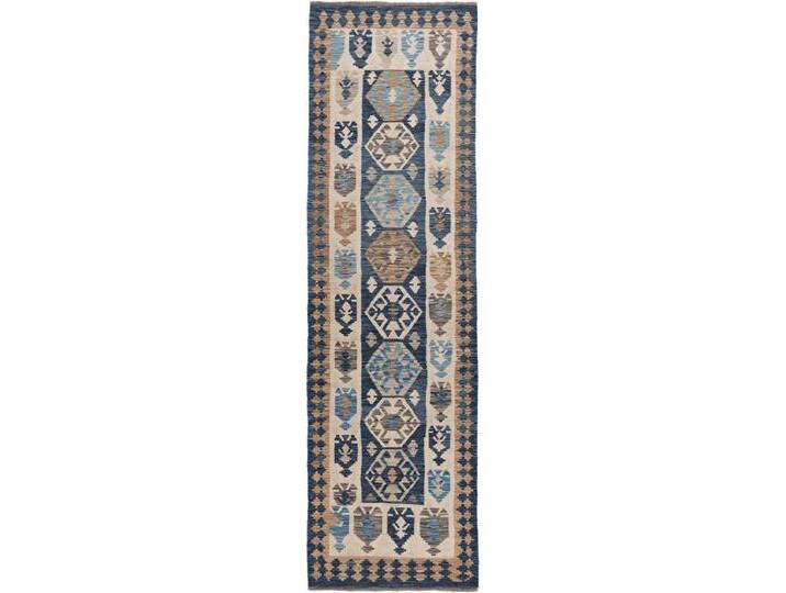 Kelim Afghan Heritage Teppich 82x278 Handgewebt Modern Orientteppich Designteppich Läufer Wolle von nain TRADING