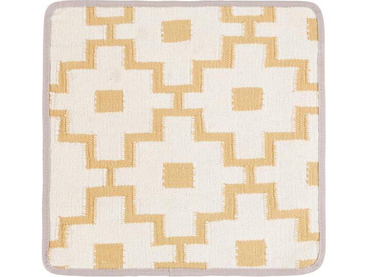 Kelim Afghan Kissenbezug Teppich 40x40 Handgeknüpft Orientteppich Quadratisch Wolle von nain TRADING