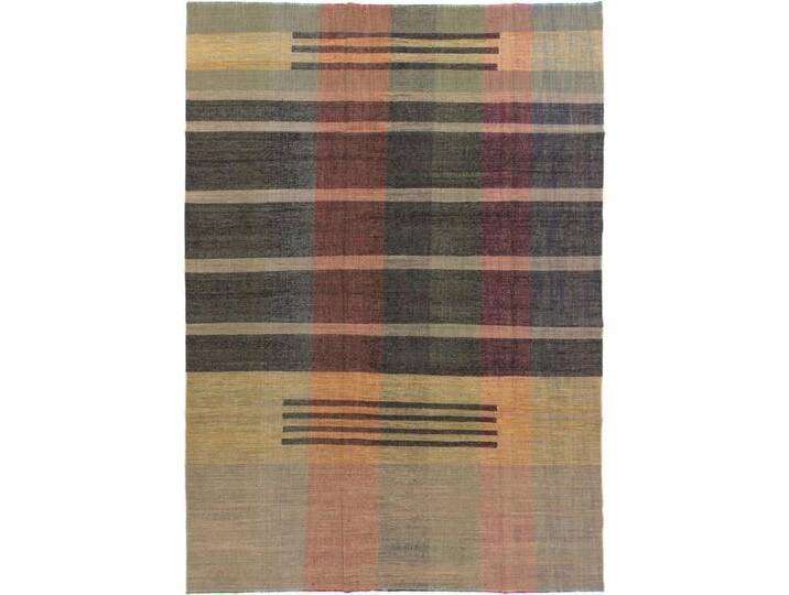 Kelim Afghan Rainbow Teppich 241x338 Handgewebt Modern Orientteppich Designteppich Wolle von nain TRADING