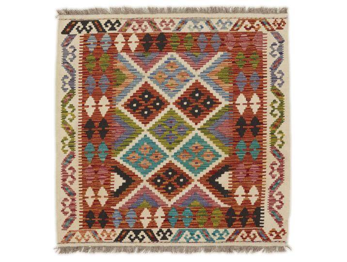 Kelim Afghan Teppich 104x104 Handgewebt Orientteppich Quadratisch Wolle Kelim Afghan Teppich 104x104 Handgewebt Orientteppich Quadratisch Wolle von nain TRADING