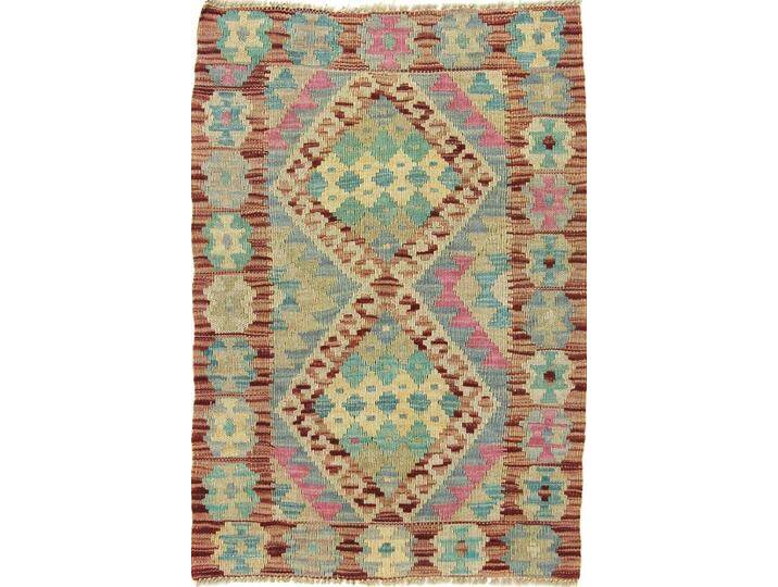 Kelim Afghan Teppich 60x86 Handgewebt Orientteppich Wolle von nain TRADING