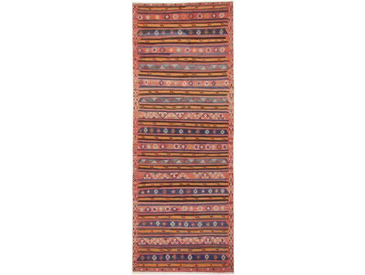 Kelim Fars Azerbaijan Antik Teppich 158x429 Handgewebt Orientteppich Perserteppich Läufer Wolle von nain TRADING