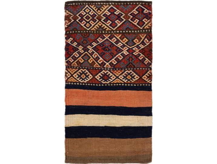 Kelim Fars Ghashghai Teppich 34x69 Handgewebt Orientteppich Perserteppich Läufer Wolle von nain TRADING