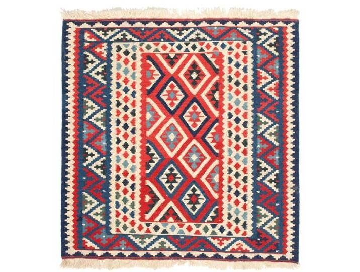 Kelim Fars Teppich 104x105 Handgewebt Orientteppich Perserteppich Quadratisch Wolle Kelim Fars Teppich 104x105 Handgewebt Orientteppich Perserteppich Quadratisch Wolle von nain TRADING