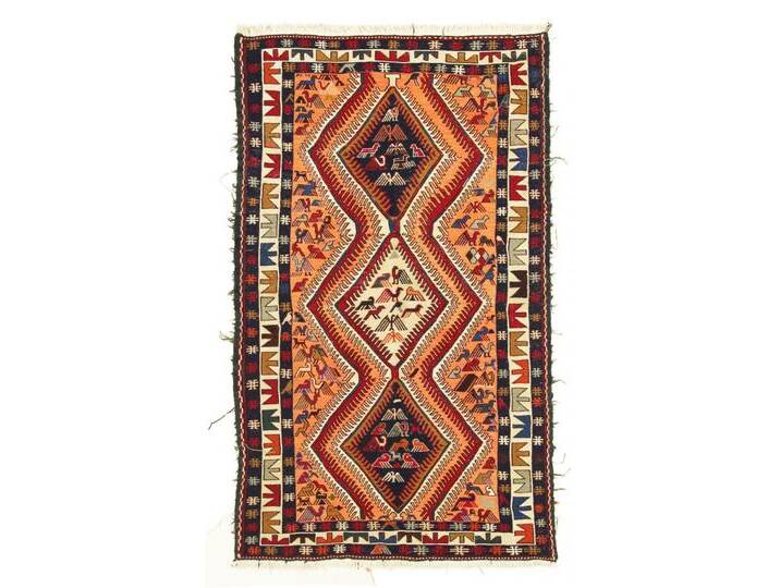 Kelim Fars Teppich 115x200 Handgewebt Orientteppich Perserteppich Wolle von nain TRADING