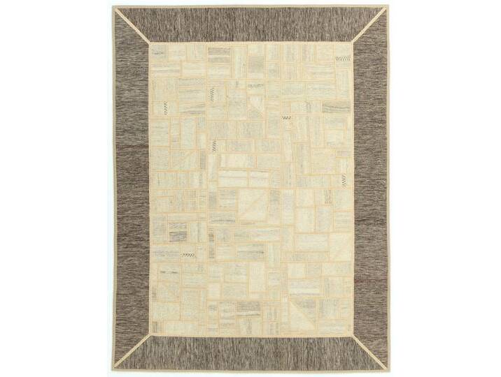 Kelim Patchwork Teppich 151x198 Handgewebt Orientteppich Perserteppich Wolle von nain TRADING