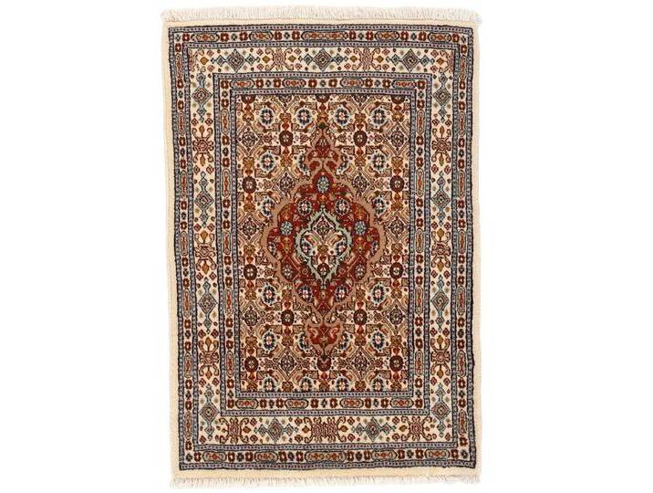 Moud Mahi Teppich 61x88 Handgeknüpft Orientteppich Perserteppich Wolle mit Seide von nain TRADING