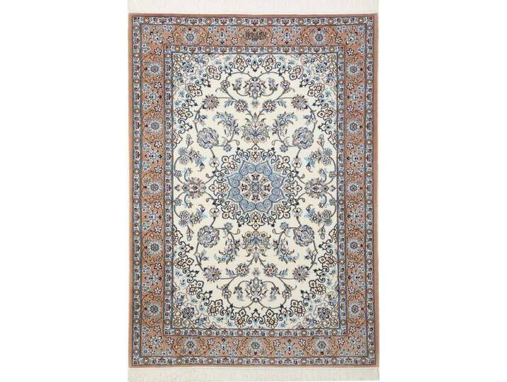 Nain 6La Teppich 104x149 Handgeknüpft Orientteppich Perserteppich Wolle mit Seide von nain TRADING