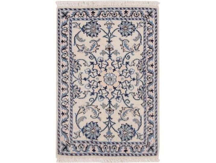 Nain Teppich 61x89 Handgeknüpft Orientteppich Perserteppich Wolle mit Seide von nain TRADING