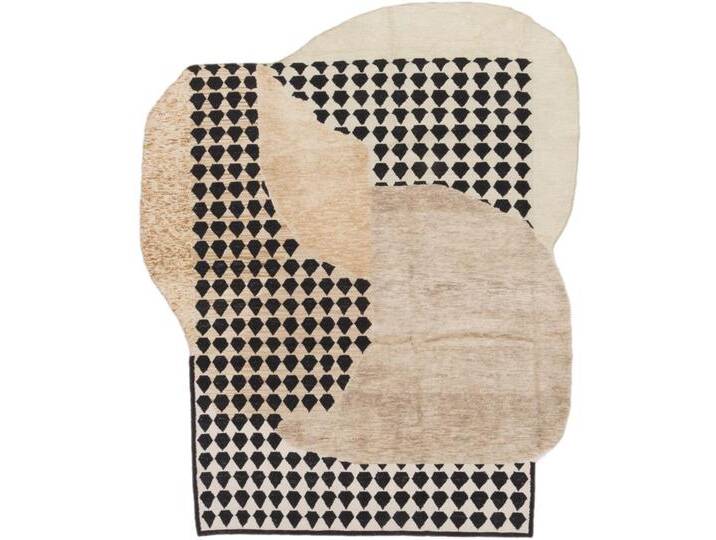 Orientteppich Kelim Berber Ela Design 3D 232x195 Handgeknüpfter Teppich von nain TRADING