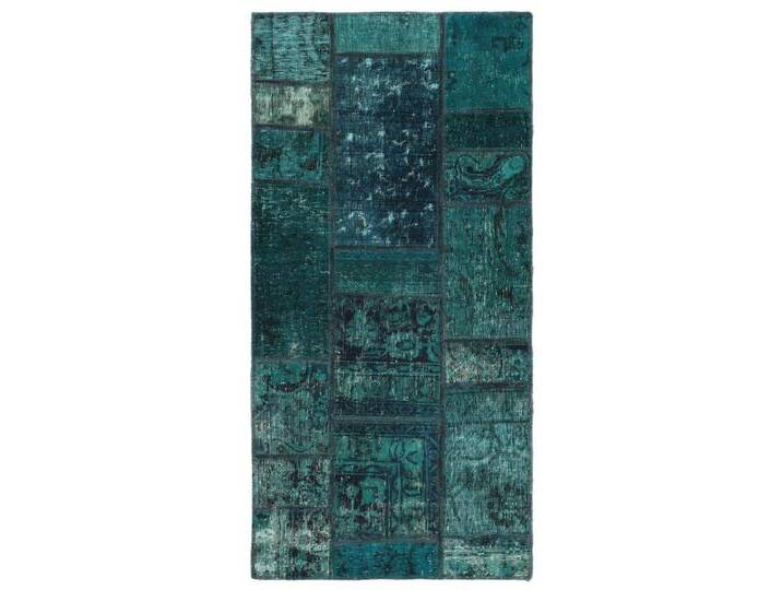 Patchwork Teppich 75x156 Handgeknüpft Modern Orientteppich Perserteppich Läufer Wolle Patchwork Teppich 75x156 Handgeknüpft Modern Orientteppich Perserteppich Läufer Wolle von nain TRADING