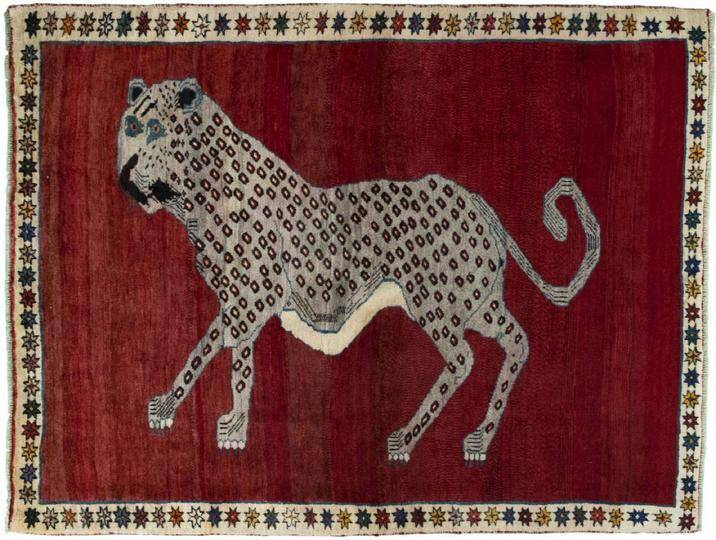 Perser Gabbeh Alt Teppich 141x181 Handgeknüpft Modern Orientteppich Perserteppich Wolle Perser Gabbeh Alt Teppich 141x181 Handgeknüpft Modern Orientteppich Perserteppich Wolle von nain TRADING