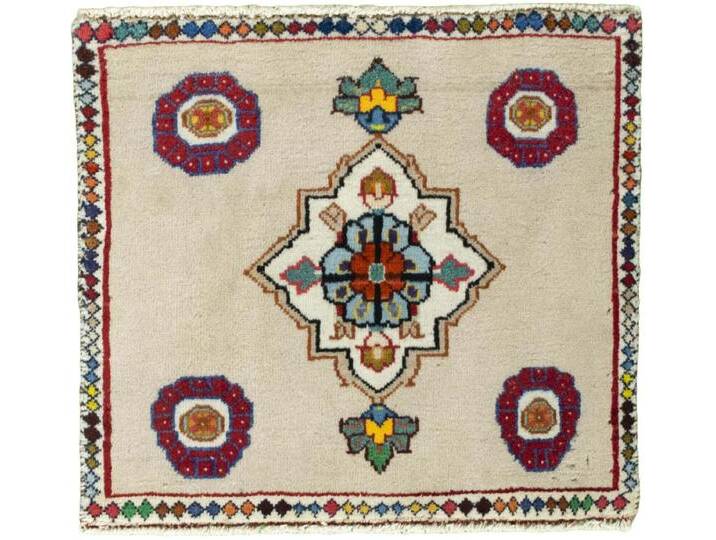 Perser Gabbeh Alt Teppich 62x53 Handgeknüpft Modern Orientteppich Perserteppich Wolle Perser Gabbeh Alt Teppich 62x53 Handgeknüpft Modern Orientteppich Perserteppich Wolle von nain TRADING