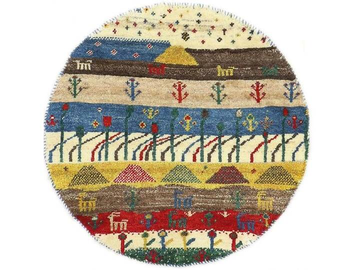 Perser Gabbeh Loribaft Nature Teppich 57x57 Handgeknüpft Modern Orientteppich Perserteppich Rund Wolle Perser Gabbeh Loribaft Nature Teppich 57x57 Handgeknüpft Modern Orientteppich Perserteppich Rund Wolle von nain TRADING