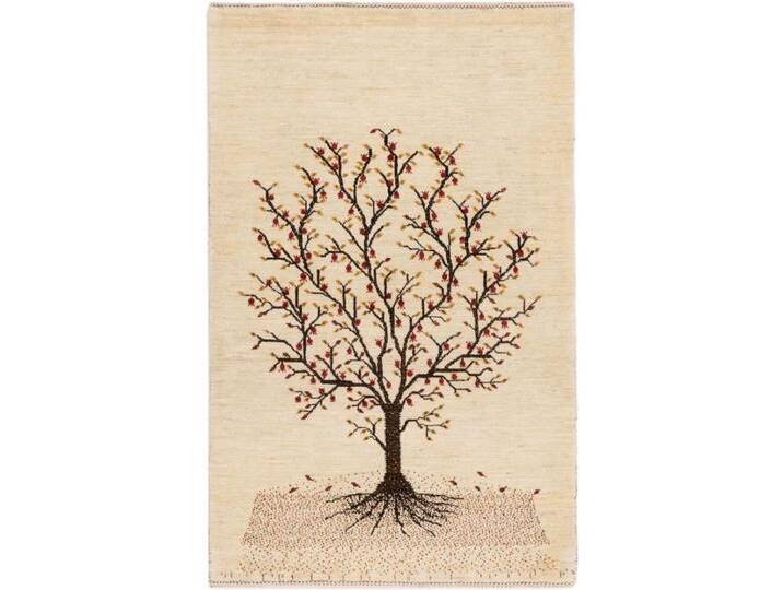 Perser Gabbeh Loribaft Nowbaft Teppich 89x142 Handgeknüpft Modern Orientteppich Perserteppich Wolle von nain TRADING