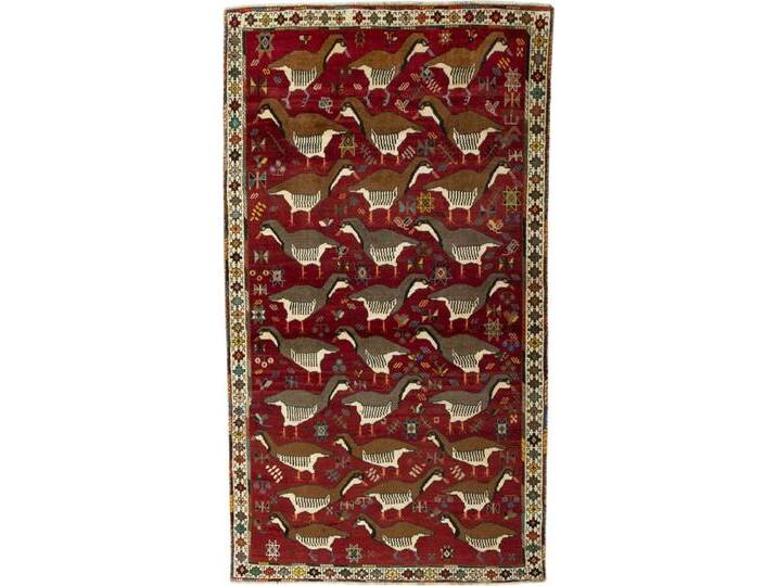 Perserteppich Persian Gabbeh Alt 221x126 Modern Handgeknüpft von nain TRADING