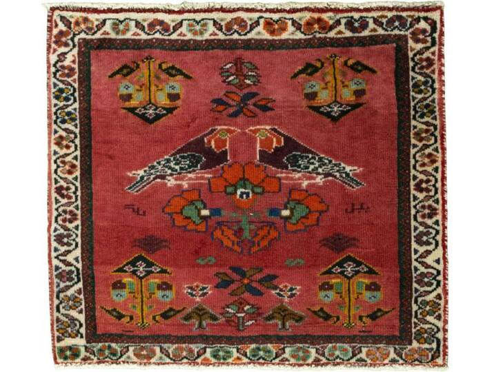 Shiraz Teppich 59x54 Handgeknüpft Orientteppich Perserteppich Quadratisch Wolle Shiraz Teppich 59x54 Handgeknüpft Orientteppich Perserteppich Quadratisch Wolle von nain TRADING