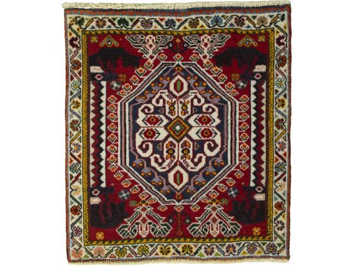 Shiraz Teppich 62x71 Handgeknüpft Orientteppich Perserteppich Wolle Shiraz Teppich 62x71 Handgeknüpft Orientteppich Perserteppich Wolle von nain TRADING