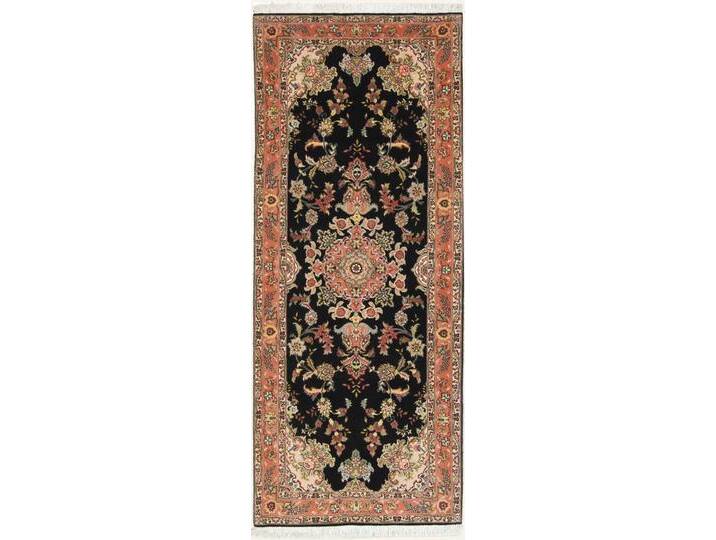 Täbriz 50Raj Teppich 81x209 Handgeknüpft Orientteppich Perserteppich Läufer Wolle mit Seide von nain TRADING
