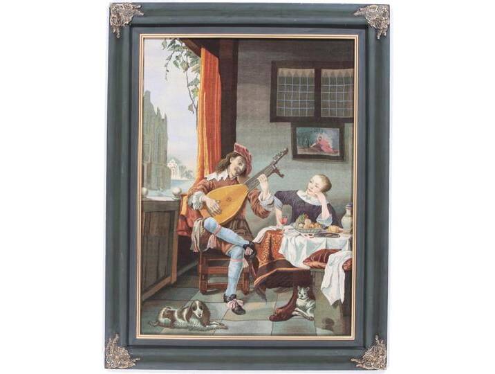 Täbriz 60Raj Bild Seidenkette Teppich 76x109 Handgeknüpft Orientteppich Perserteppich Wolle mit Seide von nain TRADING