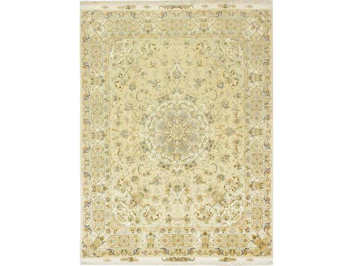 Täbriz 60Raj Signiert Seidenkette Teppich 197x264 Handgeknüpft Orientteppich Perserteppich Wolle mit Seide Täbriz 60Raj Signiert Seidenkette Teppich 197x264 Handgeknüpft Orientteppich Perserteppich Wolle mit Seide von nain TRADING