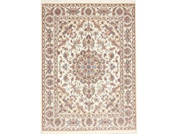 Täbriz Designer Teppich 149x200 Handgeknüpft Orientteppich Perserteppich Wolle mit Seide von nain TRADING