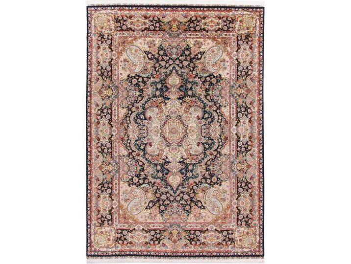 Täbriz Seidenkette Teppich 245x357 Handgeknüpft Orientteppich Perserteppich Wolle mit Seide Täbriz Seidenkette Teppich 245x357 Handgeknüpft Orientteppich Perserteppich Wolle mit Seide von nain TRADING