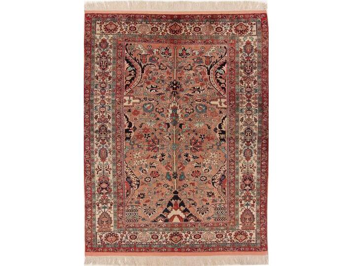 Turkaman Seidenkette Teppich 139x189 Handgeknüpft Orientteppich Perserteppich Seide Turkaman Seidenkette Teppich 139x189 Handgeknüpft Orientteppich Perserteppich Seide von nain TRADING