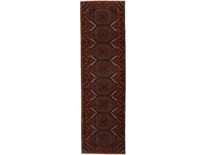 Turkaman Teppich 80x284 Handgeknüpft Orientteppich Perserteppich Läufer Wolle von nain TRADING