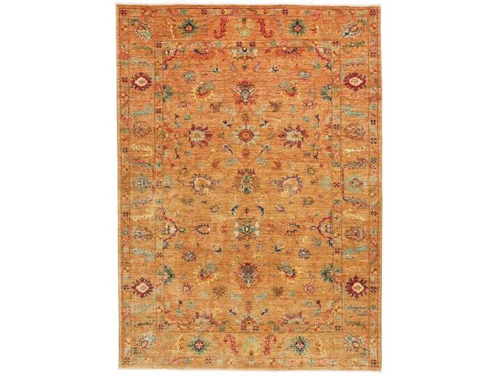 Ziegler Design Teppich 150x205 Handgeknüpft Modern Orientteppich Designteppich Wolle von nain TRADING