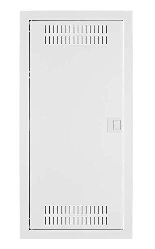 Multimediaverteiler Unterputz mit Metalltüren MSF Schutzklasse IP 30 (4x12 Modulen 2014-00S) von Naka24
